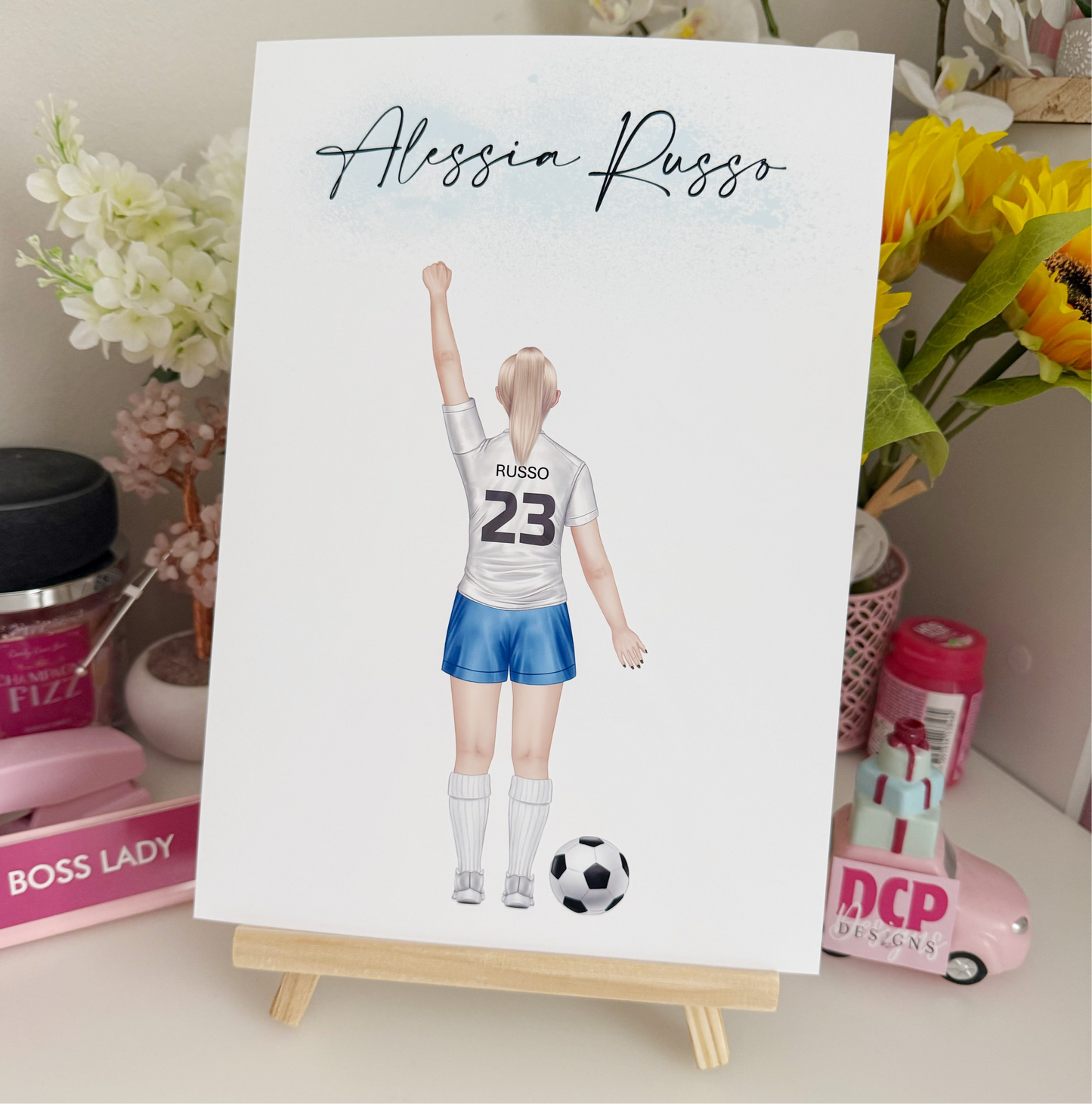 Alessia Russo England Women's Football Team Lionesses Print