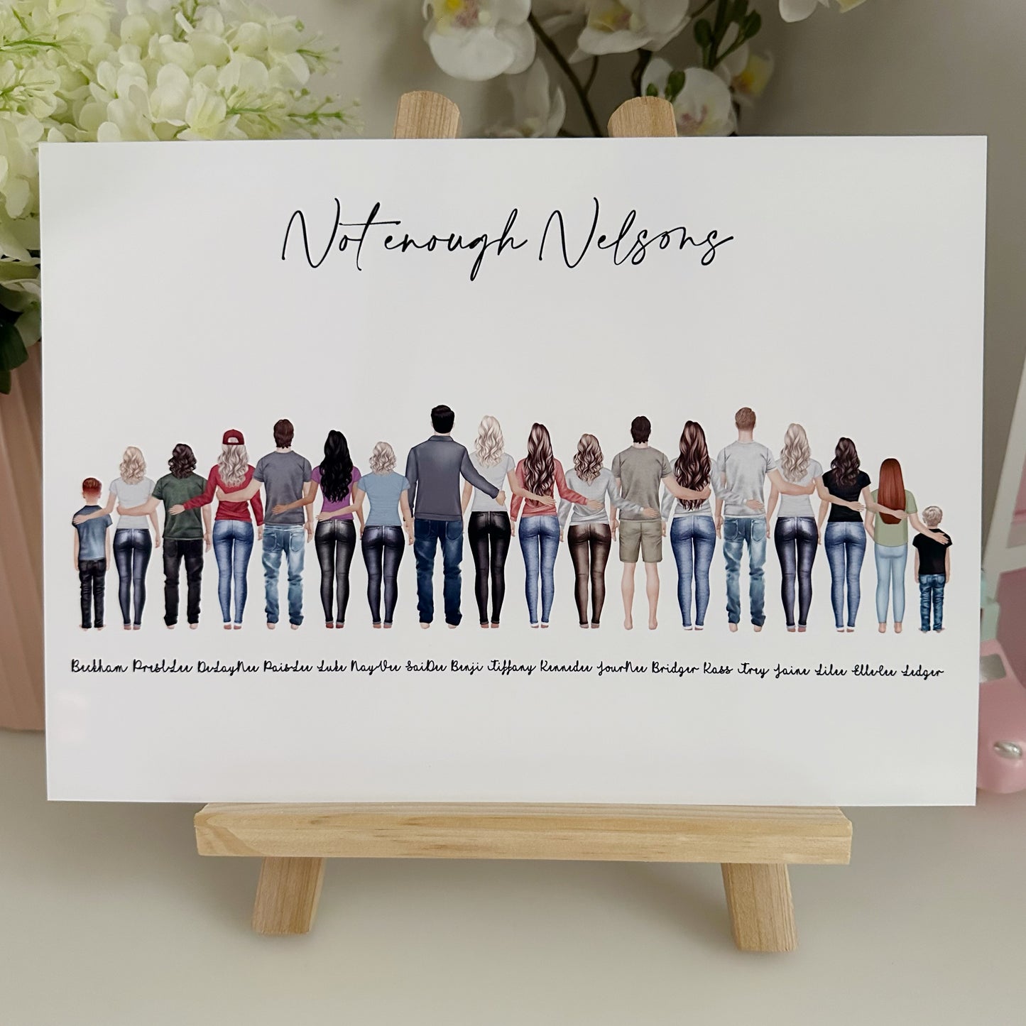 Not Enough Nelsons Inspired Print