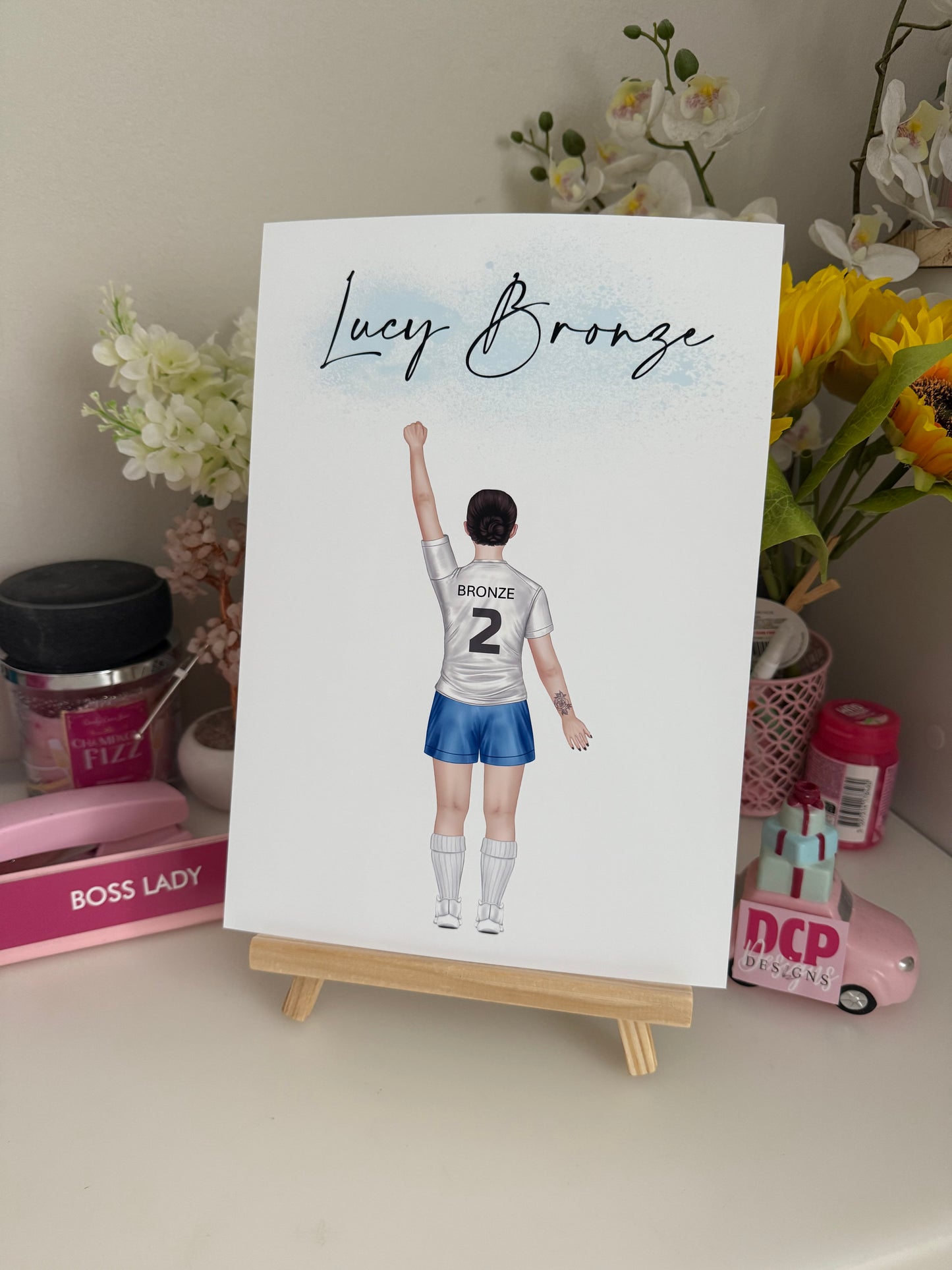 Lucy Bronze Lioness Football Print