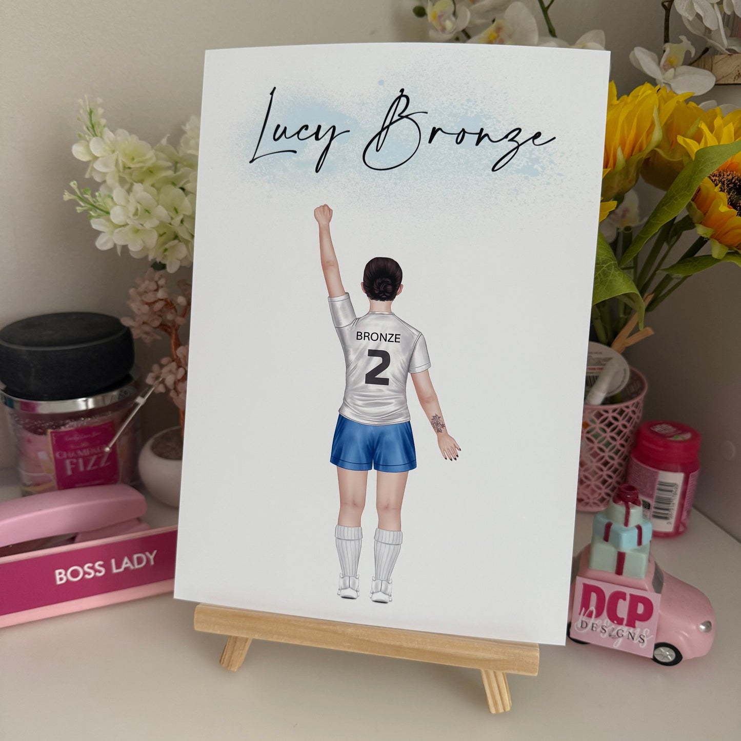 Lucy Bronze Lioness Footballer Download Print