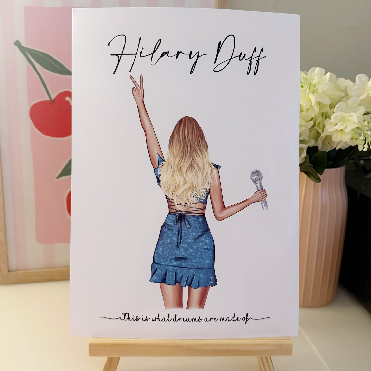 Hilary Duff Inspired Download Print