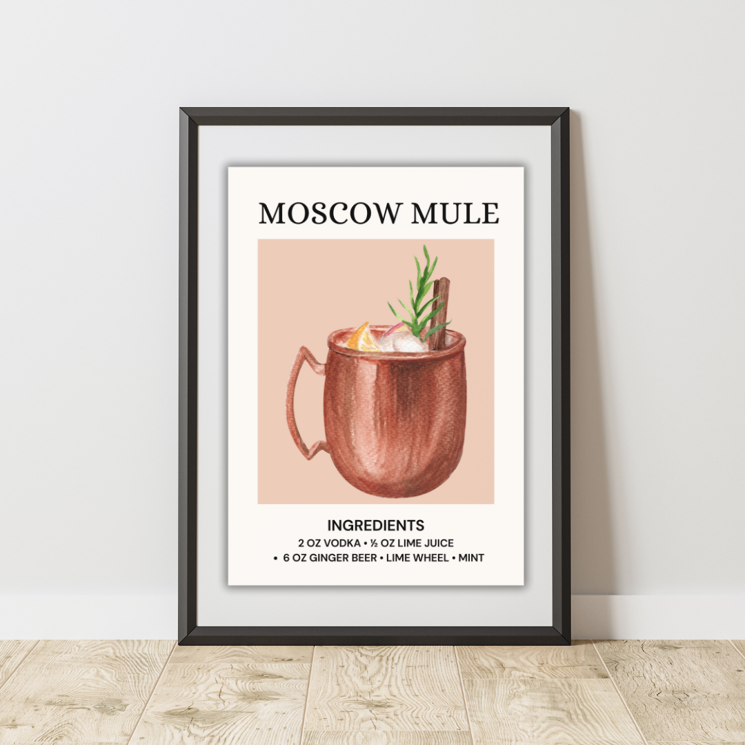 Summer Cocktail Art Prints – Vibrant Wall Decor A4 Print