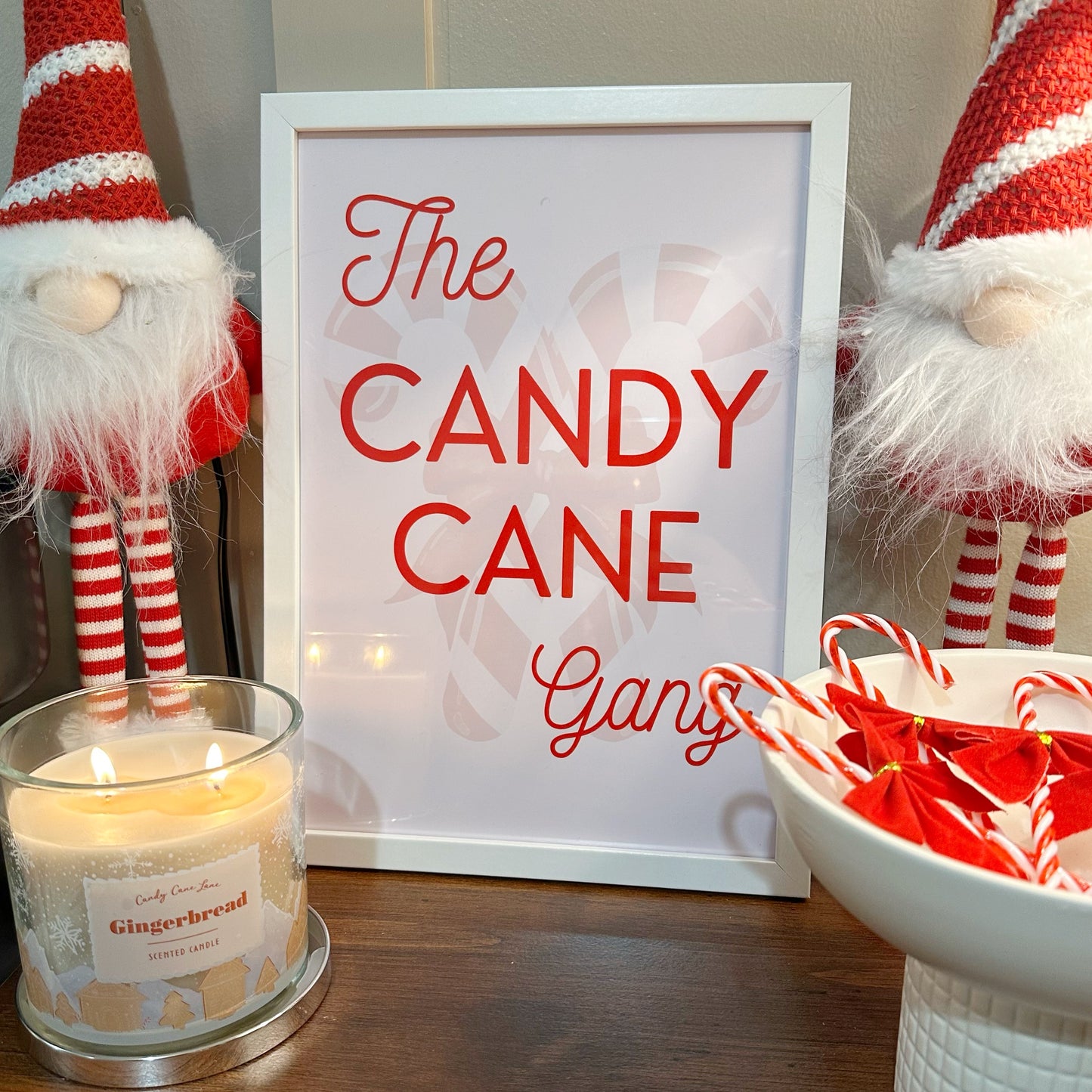 The Candy Cane Gang Christmas Print