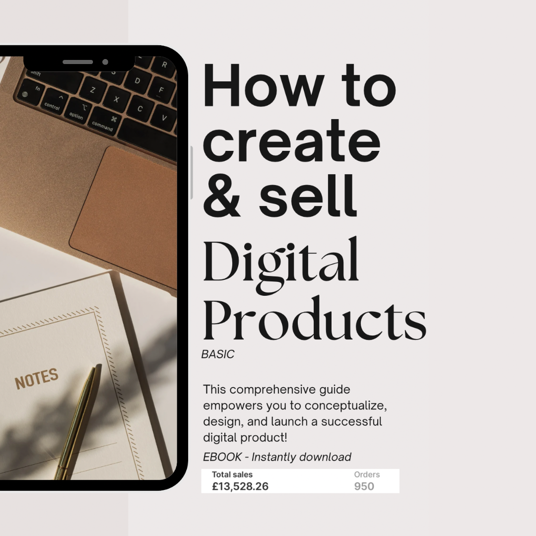 How to create and sell digital products online Ebook Digital Download Course