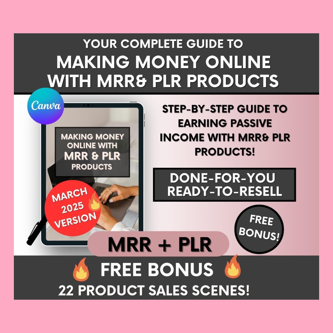 Making Money Online With PLR & MRR Beginners Guide | Digital Marketing Mini Course | RESELL AS YOUR OWN!