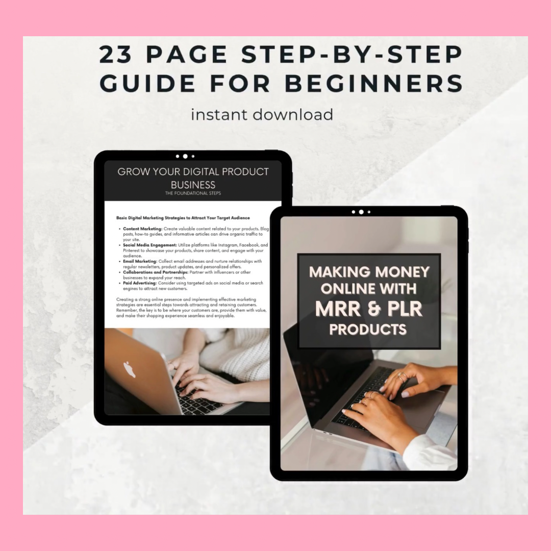 Making Money Online With PLR & MRR Beginners Guide | Digital Marketing Mini Course | RESELL AS YOUR OWN!