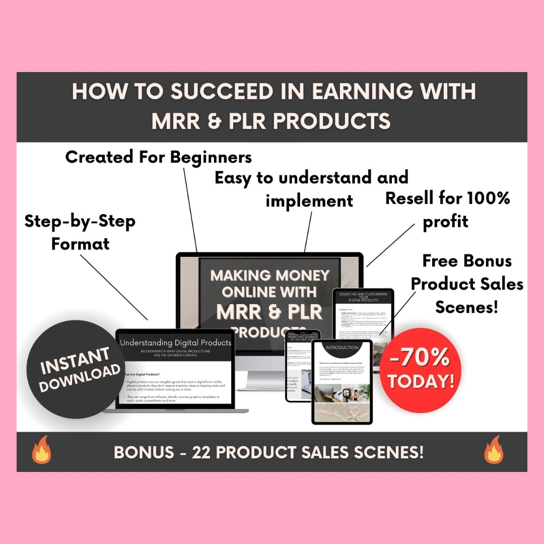 Making Money Online With PLR & MRR Beginners Guide | Digital Marketing Mini Course | RESELL AS YOUR OWN!