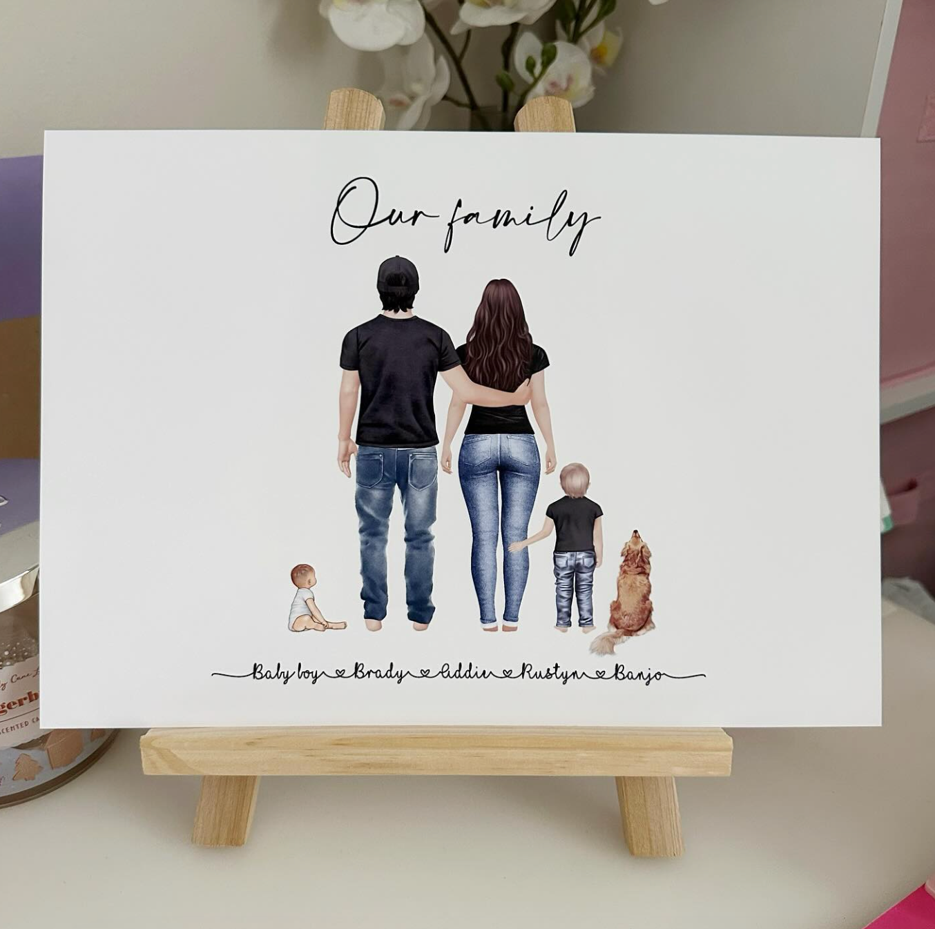 Addie McKracken Baby Rustyn Inspired Print