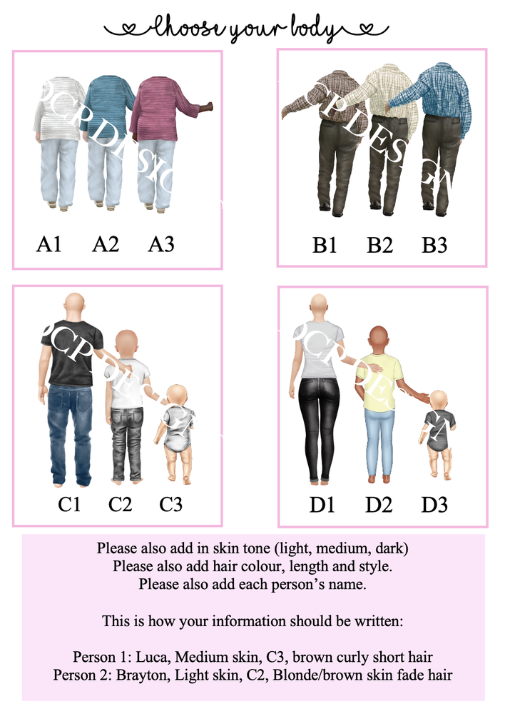 Personalised Grandchildren|Grandparents|Family Print