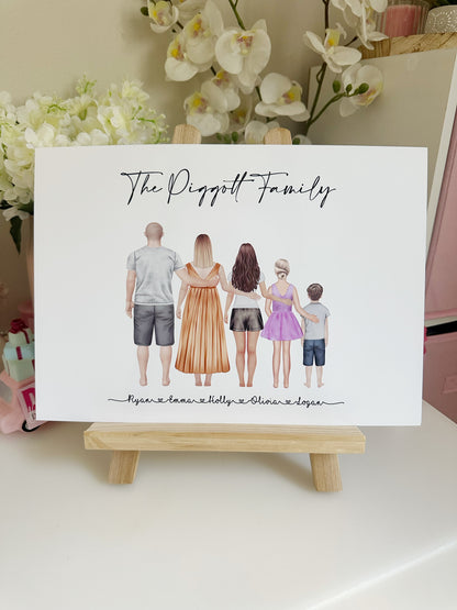 The Piggott Family Inspired Print