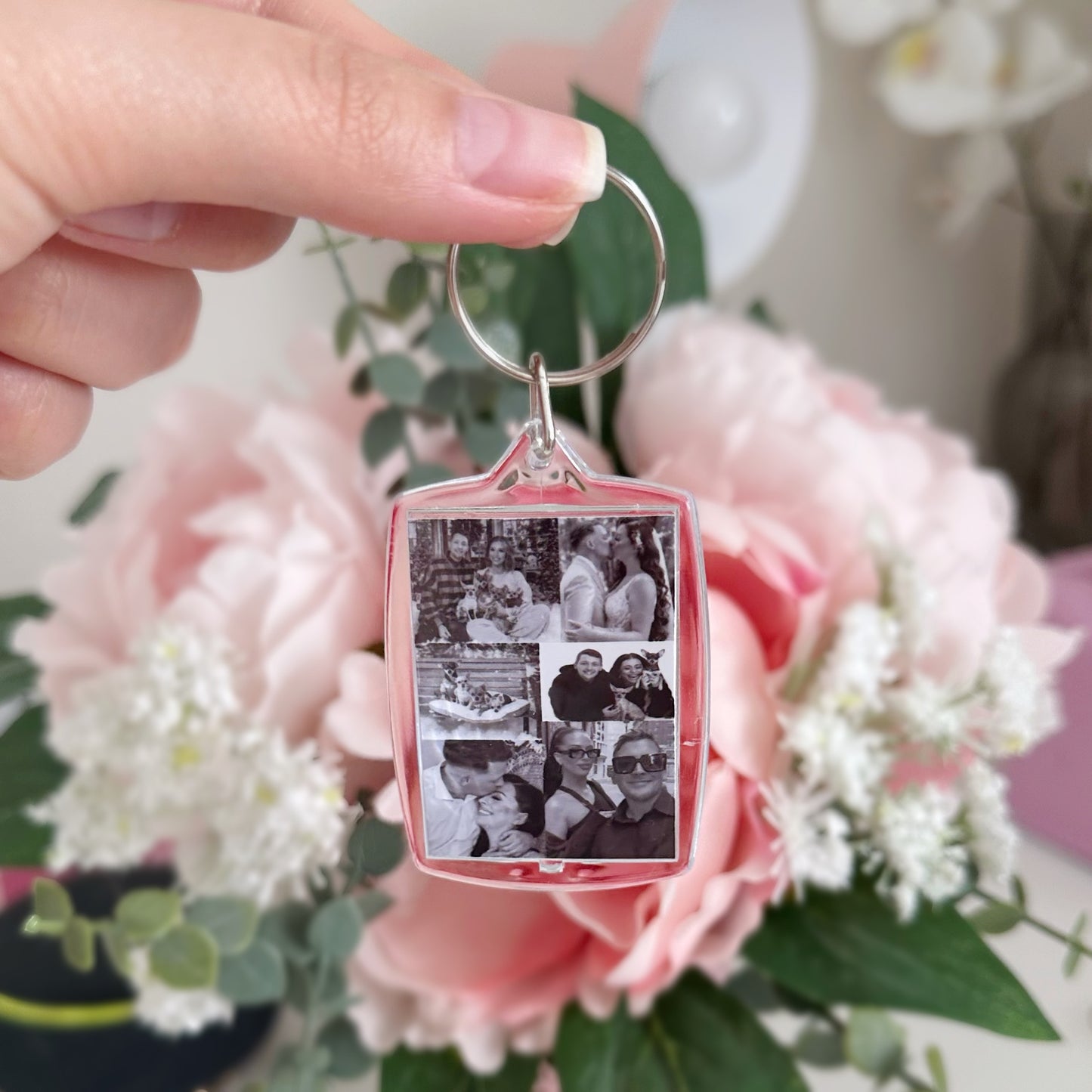 Photo Collage Keyring