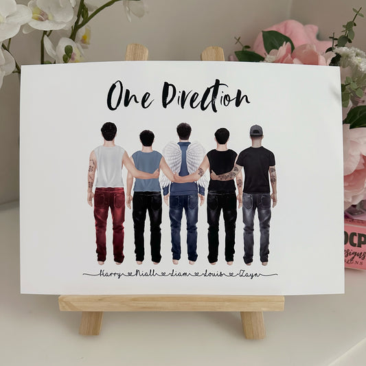 One Direction Personalised Print