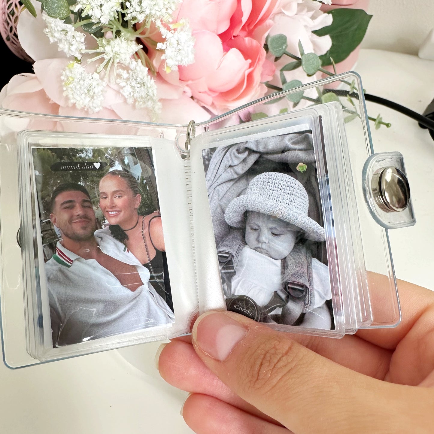 Mini Photo Album Keyring | Keychain | Keepsake