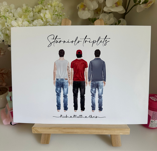 Sturniolo Triplets Inspired Print