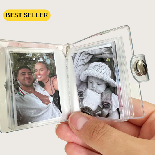 Mini Photo Album Keyring | Keychain | Keepsake