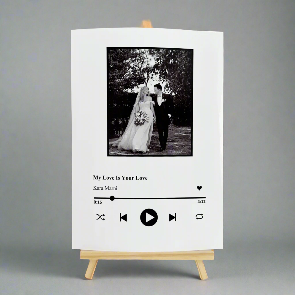 Personalised Song|Anniversary|Wedding Print