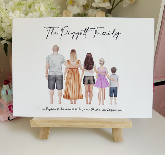 The Piggott Family Inspired Print