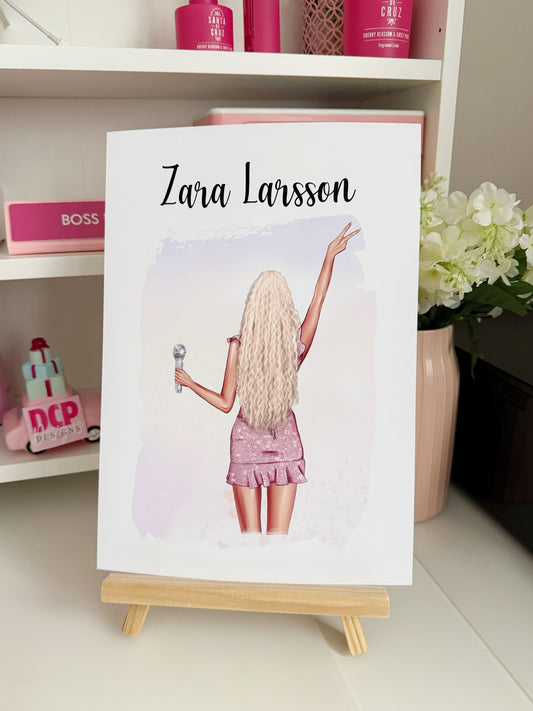 Zara Larsson Inspired Print