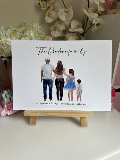 The Ordone Family INSPIRED print