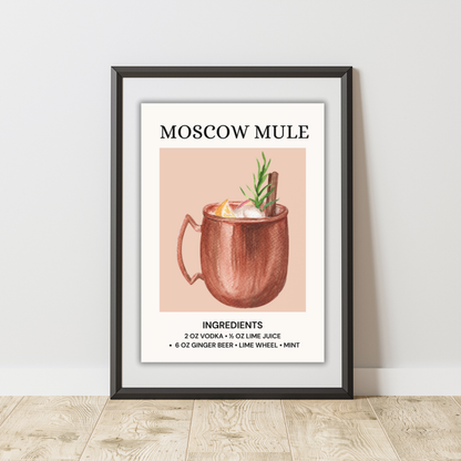 Summer Cocktail Art Prints – Vibrant Wall Decor A4 Print