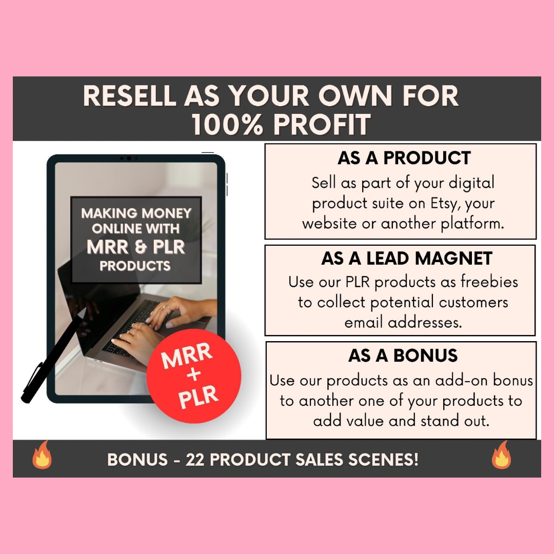 Making Money Online With PLR & MRR Beginners Guide | Digital Marketing Mini Course | RESELL AS YOUR OWN!