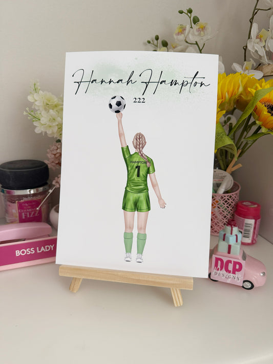 Hannah Hampton England Lionesses Print