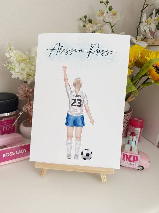 Alessia Russo England Women's Football Team Lionesses Print
