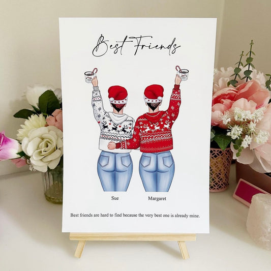 Christmas Best Friend Print