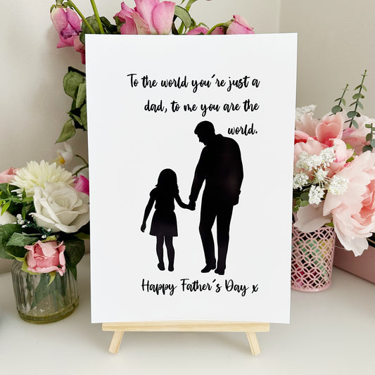 Fathers Day | Father and Daughter Print