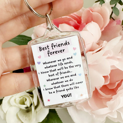 Bestie | Best Friend Print & Keyring Gift Set