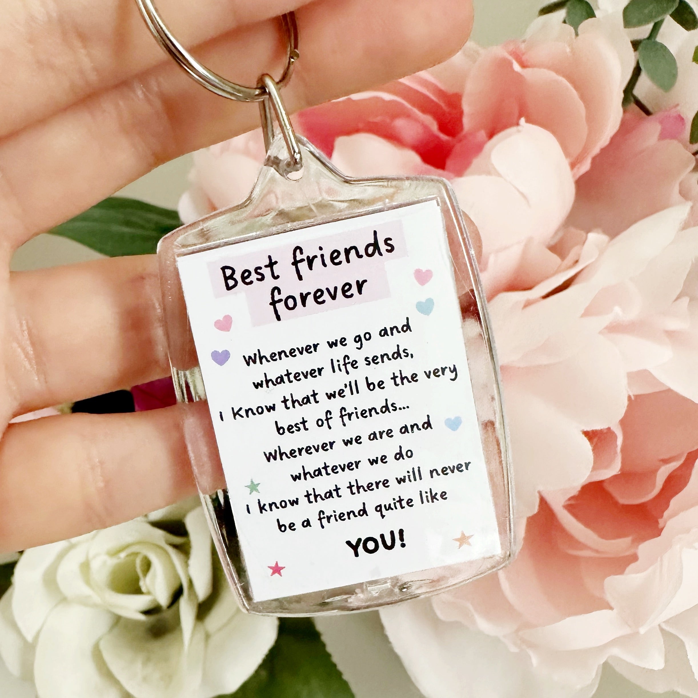 Best friends sale forever keychain