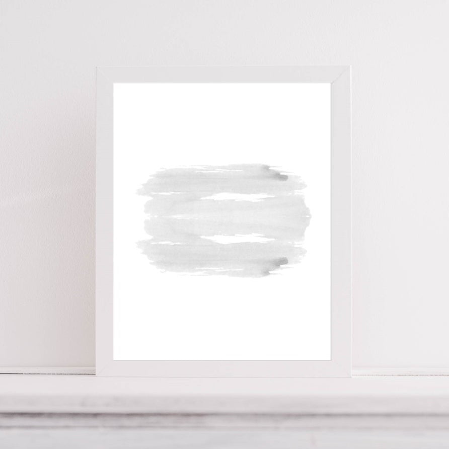 Set of 3 Grey Inspirational Art Prints