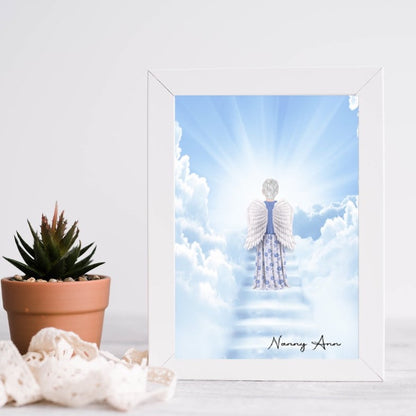 Personalised Heaven | Angel | Memorial Print