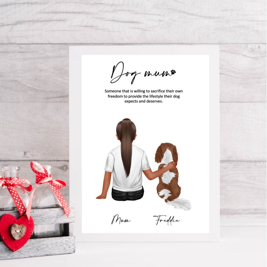 Personalised Dog Mum | Dog Lover Print