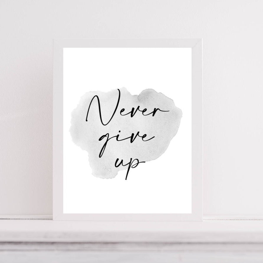 Set of 3 Grey Inspirational Art Prints