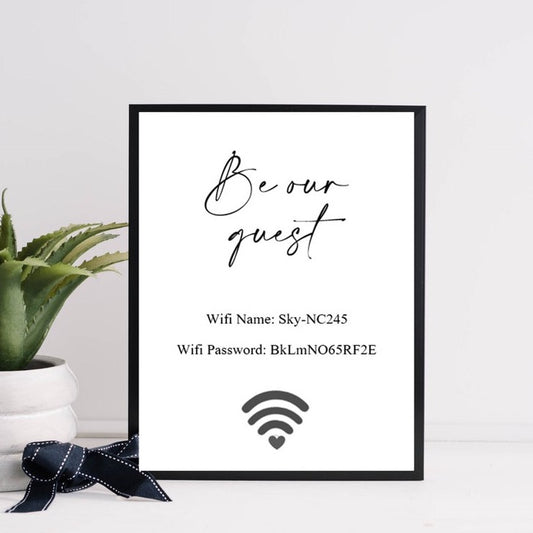 Be Our Guest | Home | Wifi Print