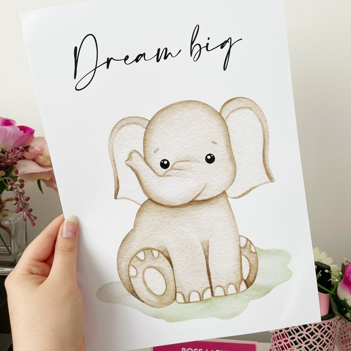 Childrens Nursery | Positive | Safari Animal Quote Prints