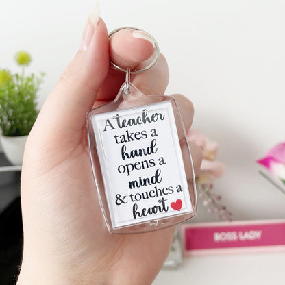 Best Teacher Quote Keyring