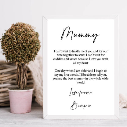 Mummy To Be | Bump Print