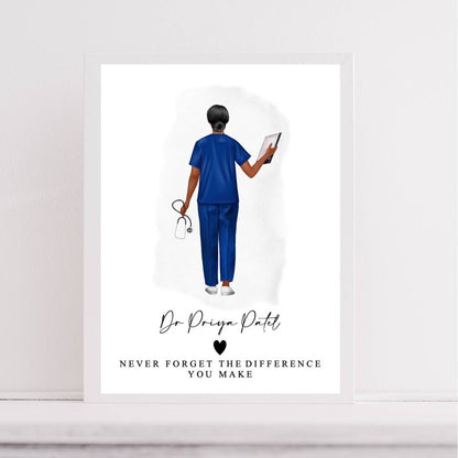Personalised NHS |New Job Nurse|Doctor|Midwife Print