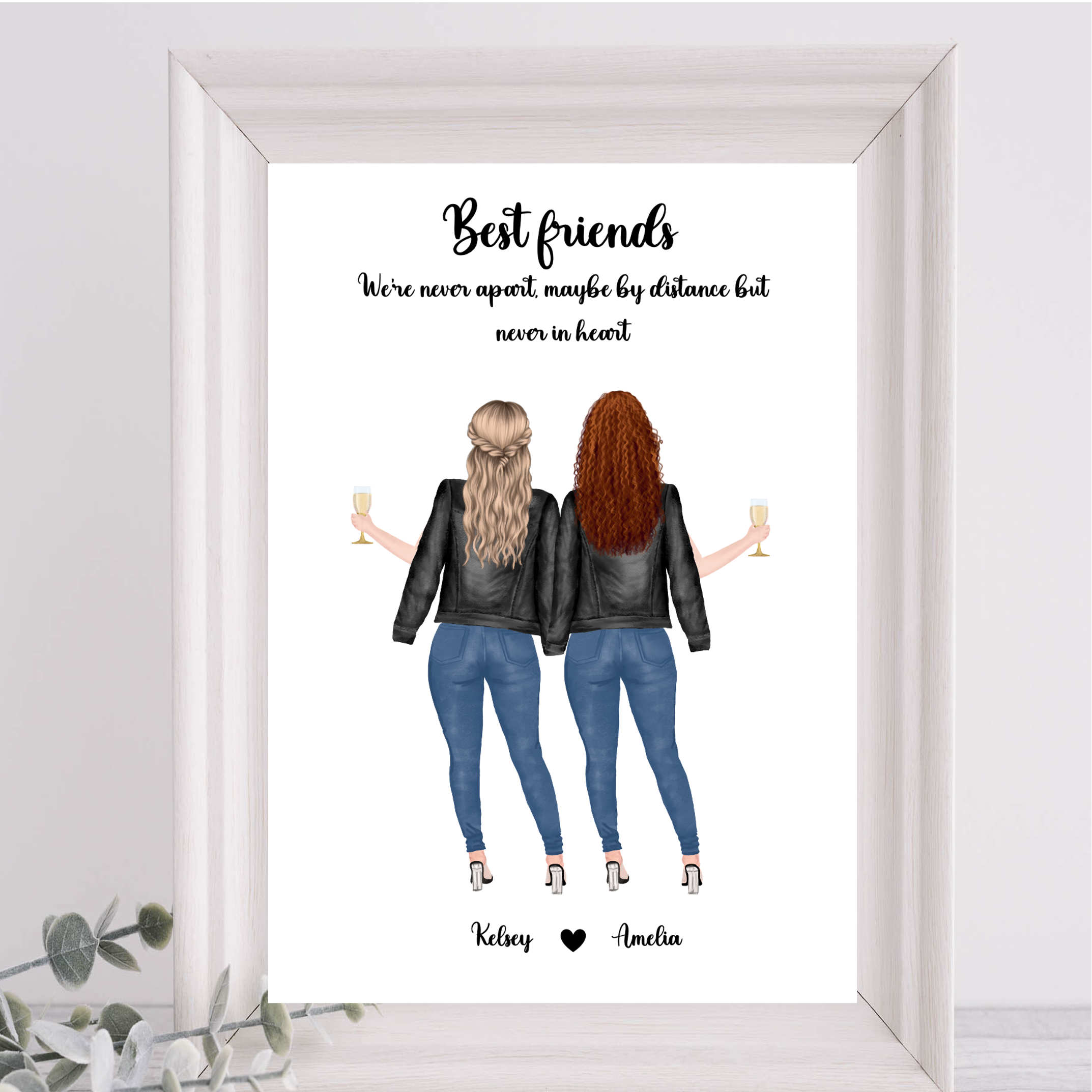 Personalised Best Friends Print – DCPDESIGNS