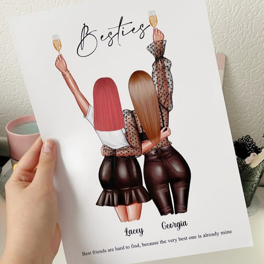 Personalised Best Friend | Bestie Print