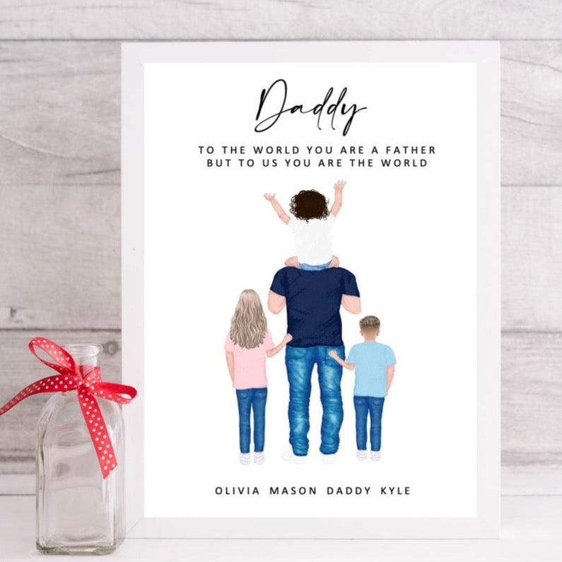 Personalised Fathers Day | Dad Gift Print