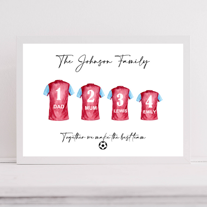 Dads | Family Football Team Print