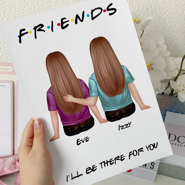 Personalised FRIENDS | Sister Print