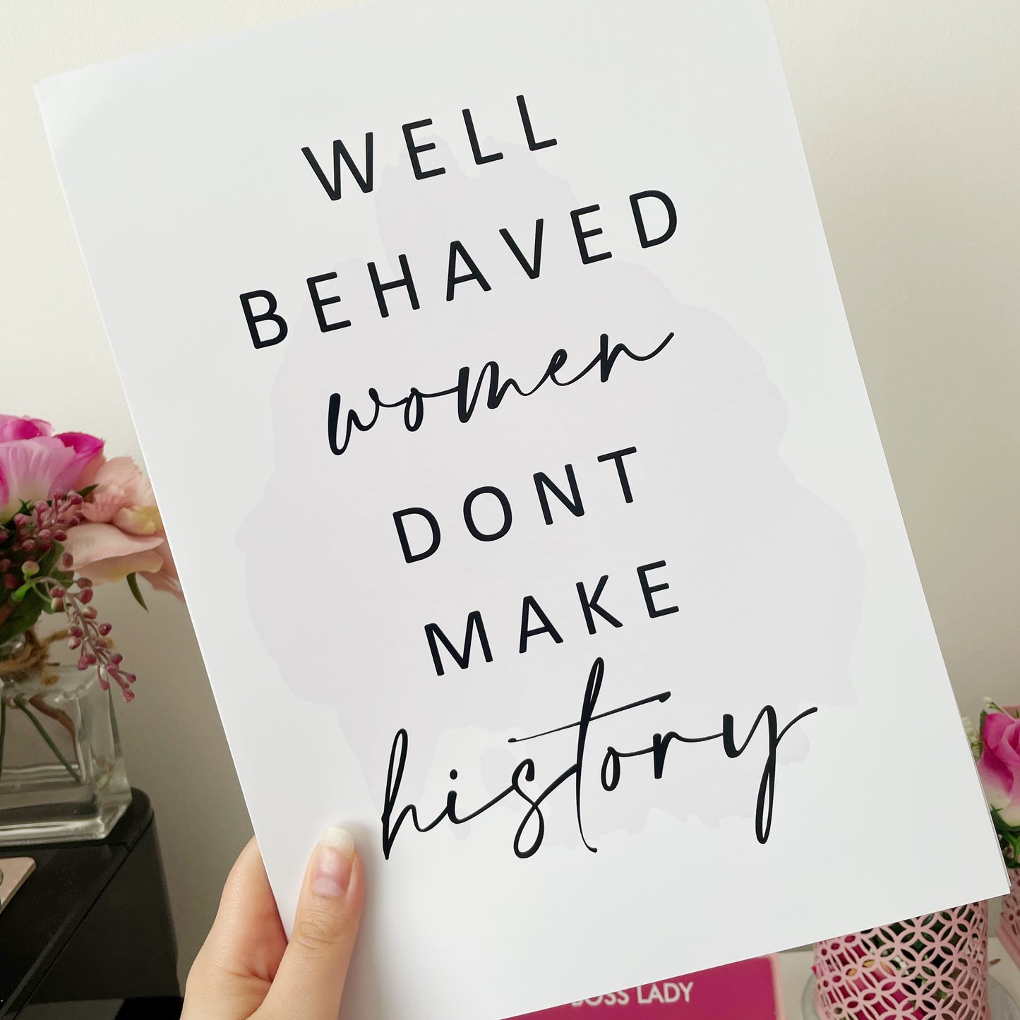 Women History| Motivational Print