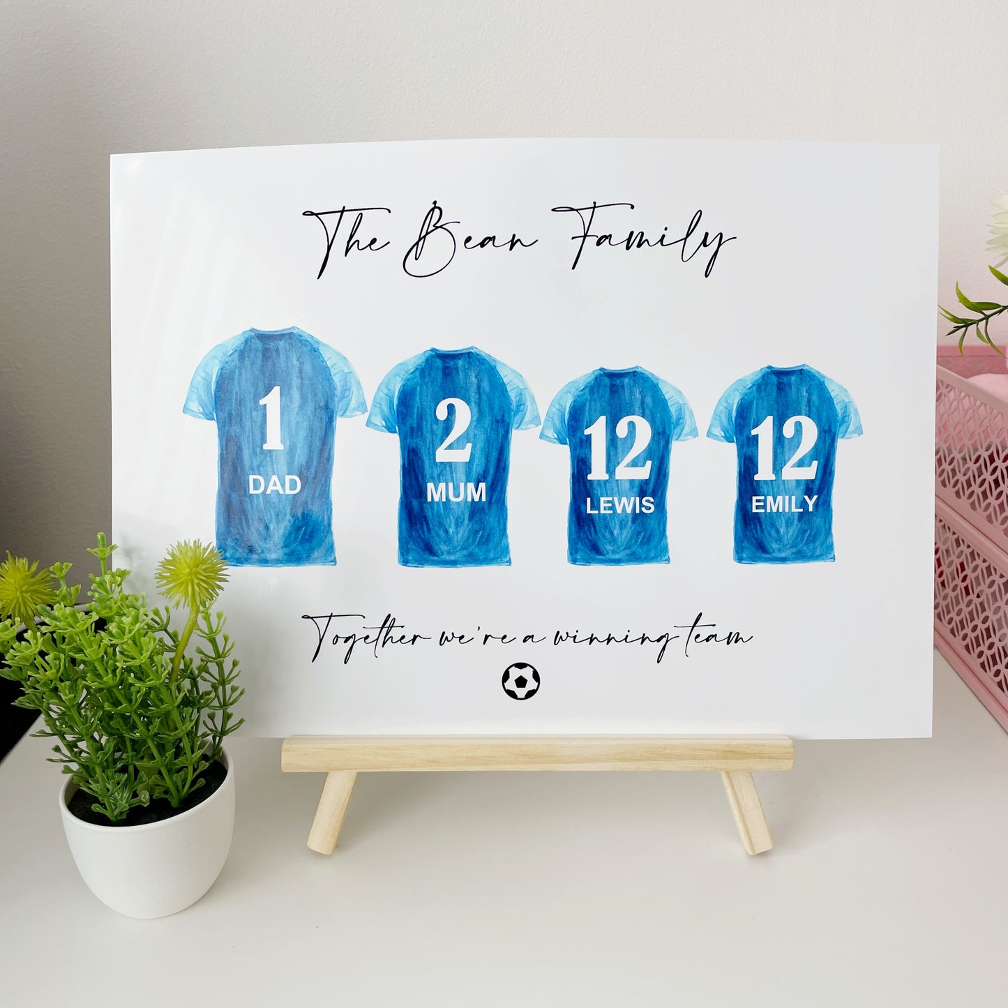 Dads | Family Football Team Print