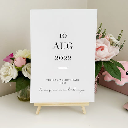 Personalised Special Date | Wedding | Engagement Print