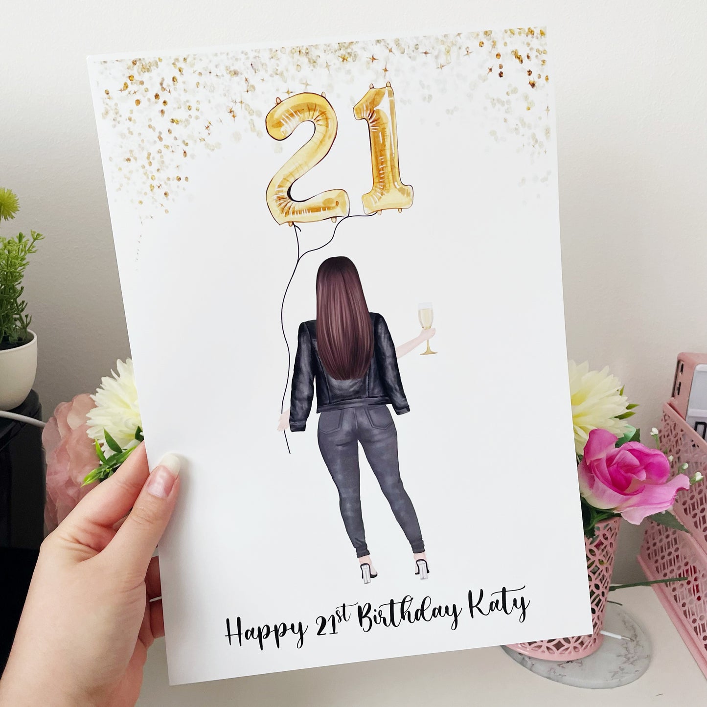 Personalised Birthday Balloon Print