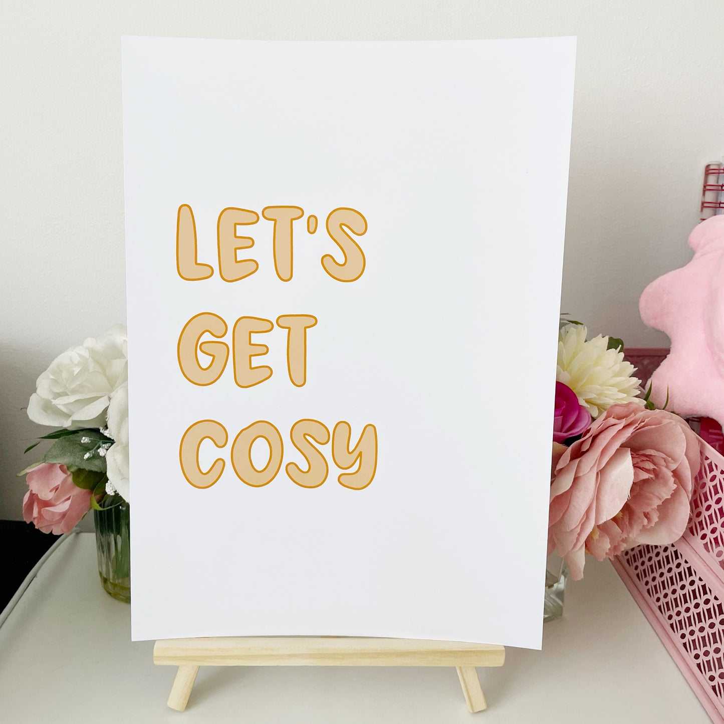 Let’s get cosy Autumn Print